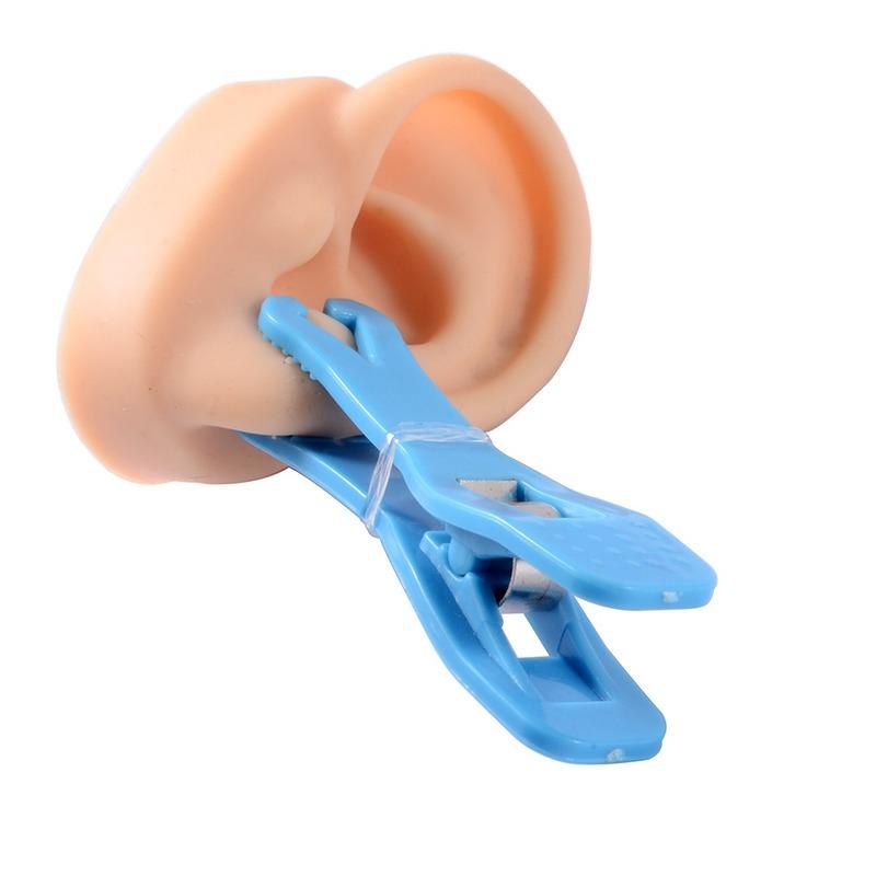 2/4 Stück Acryl Sterilisierte Piercing-Klemme Körperzange Klemme Zange Ohr Lippe Bauchnabel Nase Rund Dreieck Professionelles Piercing-Werkzeug-Set