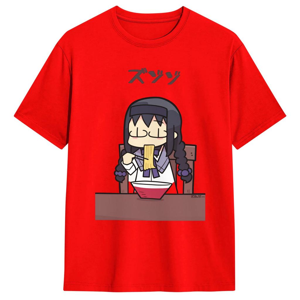 חולצות טי יוניסקס Mahou Shoujo Magi Madoka Magica בגדי כותנה בגדי חוף רחוב חולצה קצרה צווארון עגול היפ הופ קז'ואל טי שירט