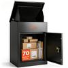 VEVOR Mailboxes for Outside 17.3"x13.8"x22.8", Galvanized Steel Package Delivery Boxes for Outside with Coded Lock, Anti-Theft Baffle