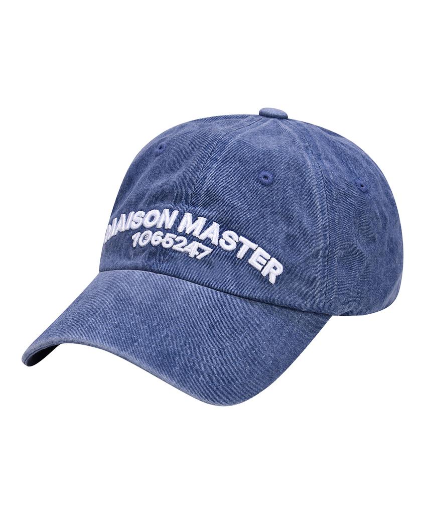 MAISON MASTER Pigment Curve Logo Ball Cap
