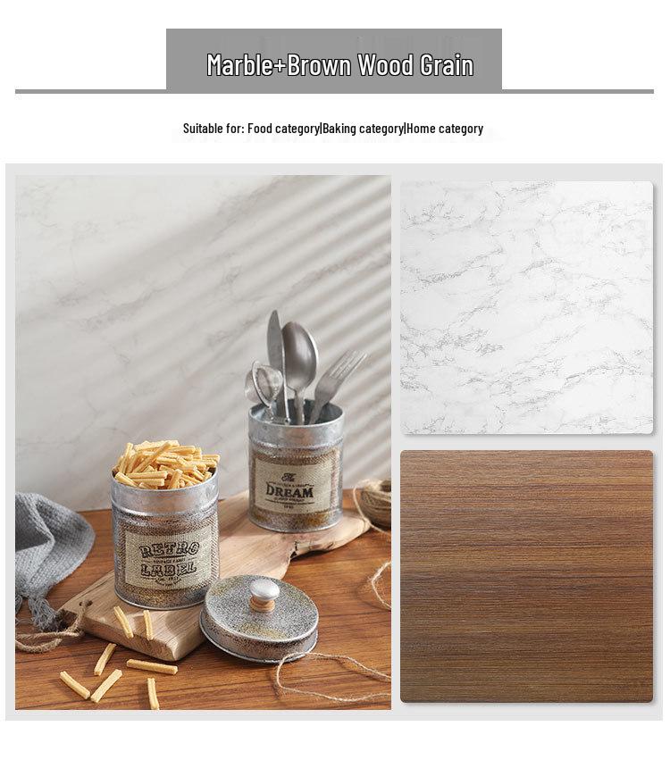 Retro Window Cake Baking Photography Background Board - Wood Grain Props for Studio Scenes