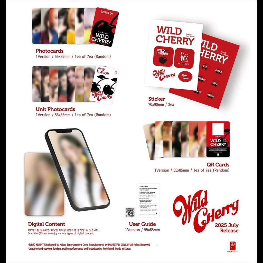ICHILLIN' [WILD CHERRY] 4th Mini Album (POCA ALBUM)