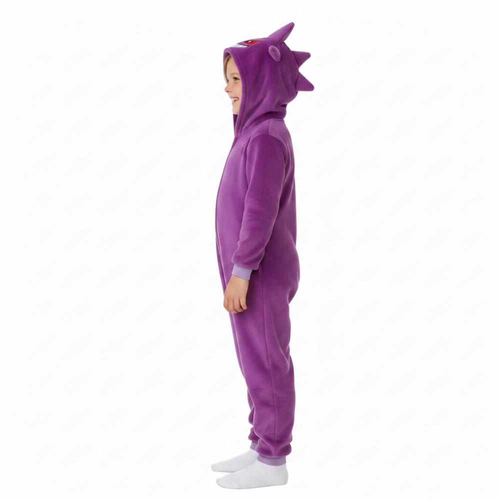 Onesie Kigurumi Pajamas Costume Pokemon Gengar Children' 105 - 115Cm