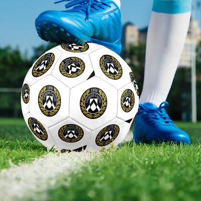 1pc Udinese Calcio CLUBIndoor Soccer Ball Colorful All Ages Machine Stitched PVC Competition Ready Durable High-Bounce HE3