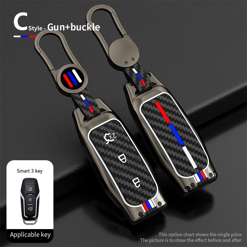 Car Remote Key Case Cover Shell Fob For Ford F-150 Mondeo Galaxy S-Max Explorer Ranger 2015 2016 2017 2018 Car Styling Accessory
