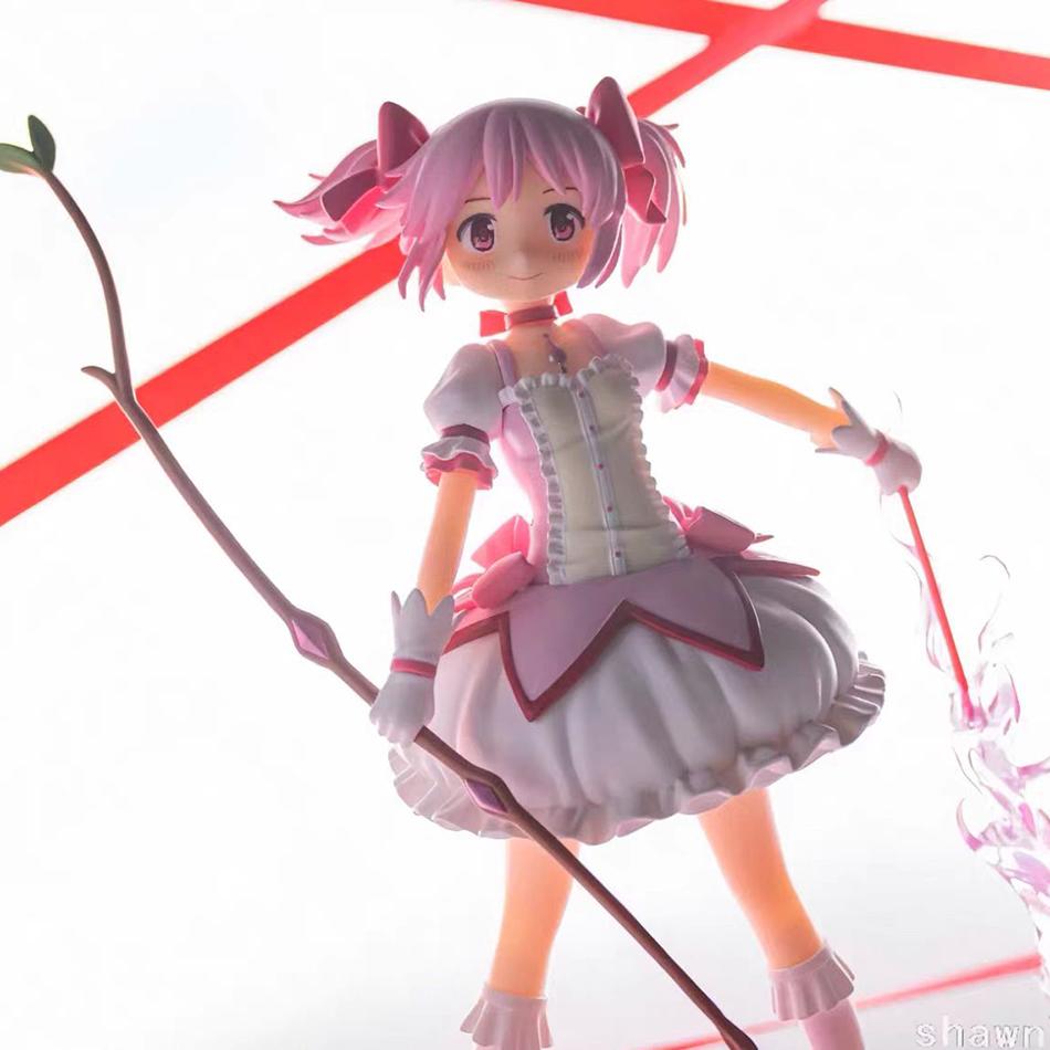 18cm SEGA Puella Magi Madoka Magica Aniem Figure Kaname Madoka Magic Girl PVC Anime Action Figures Anime Cartoon Model Toy Gifts