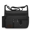 Men's New Large Capacity Crossbody Bag Multi Functional Water Cup Commuting Shoulder Bag Casual Travel Canvas Bag