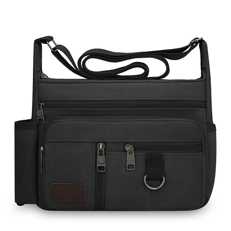 

Мужская новая сумка кроссбоди большой вместимости, многофункциональная сумка через плечо для поездок на работу, повседневная дорожная парусиновая сумка