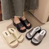 Slippers for Women Summer New Casual Beach Slippers Luxury Designer Slippers for Women Open-toe Platform Sandals Pantuflas Mujer
