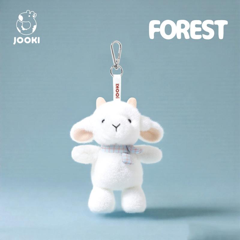 Kawaii Puppy Plush Toy Cartoon Horse Fox Dog Rabbit Frog Sheep Monkey Pig Stuffed Plush Keychain Bag Pendant Gift For Kids