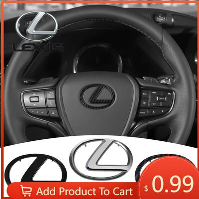 Interior Stickers Car Steering Wheel Center Logo Emblem For ES300 RX330 RX300 GS300 IS250 IS200 CT200h IS300 NX RX LX GX G