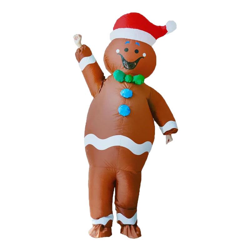 Inflatable Christmas Tree, Snowman, and Reindeer Costume for Festive Parties