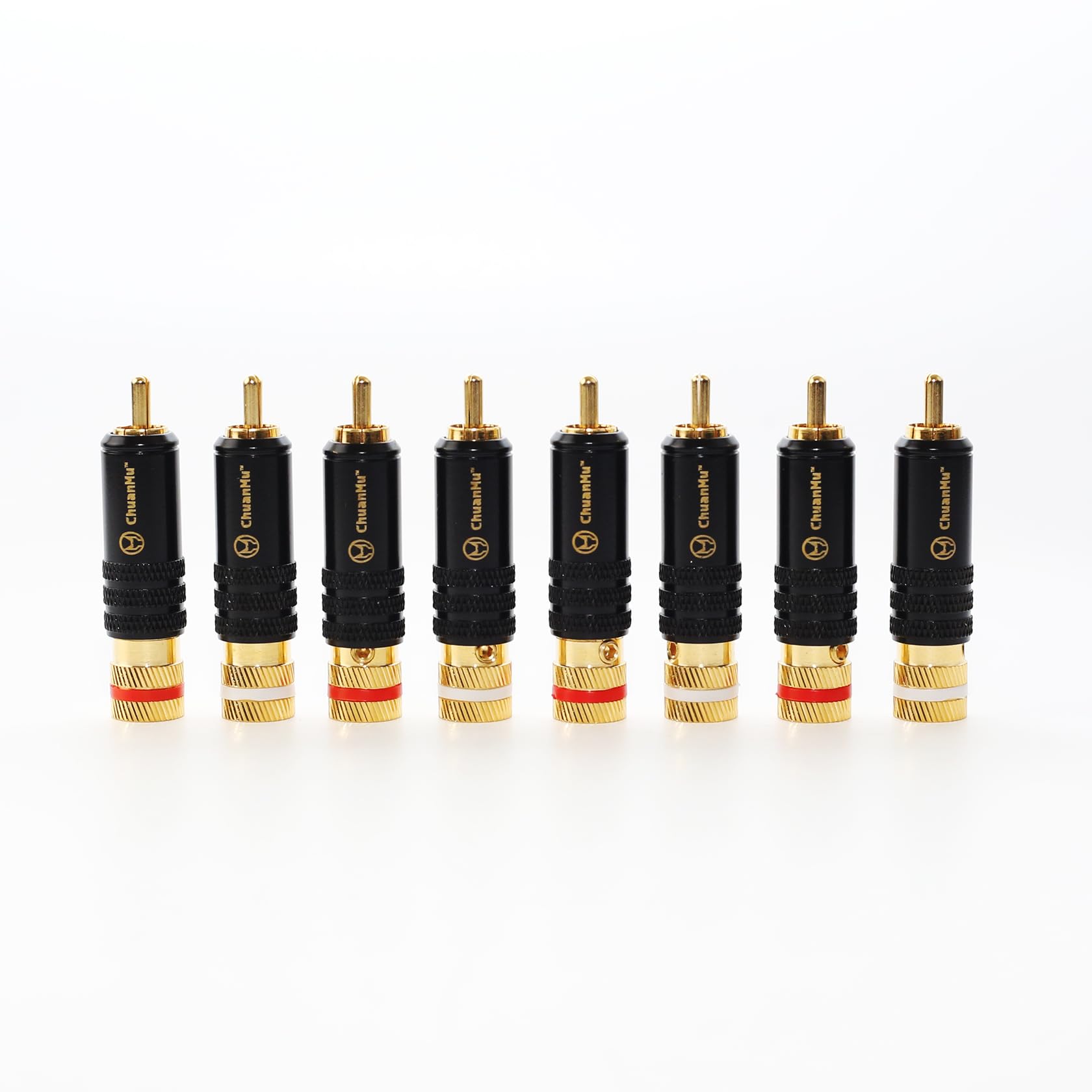 

HIFI Audio RCA Accessories Taiwan Plated DIY Signal Wire Plug Lotus Blossom Plum Blossom Connector [P129]