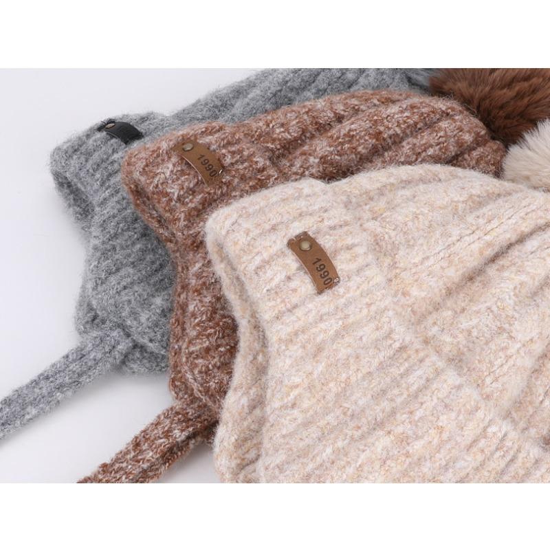 DIMANAF Women Hat Thick Knitted Hat Fashion Lady Warm Winter Autumn New
