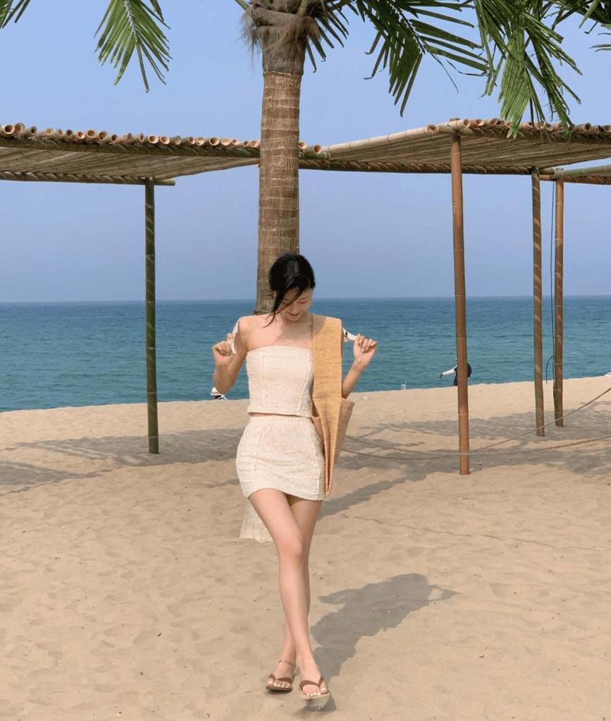 2025 European & American Women's Sexy Three-Piece Skirted Bikini Set