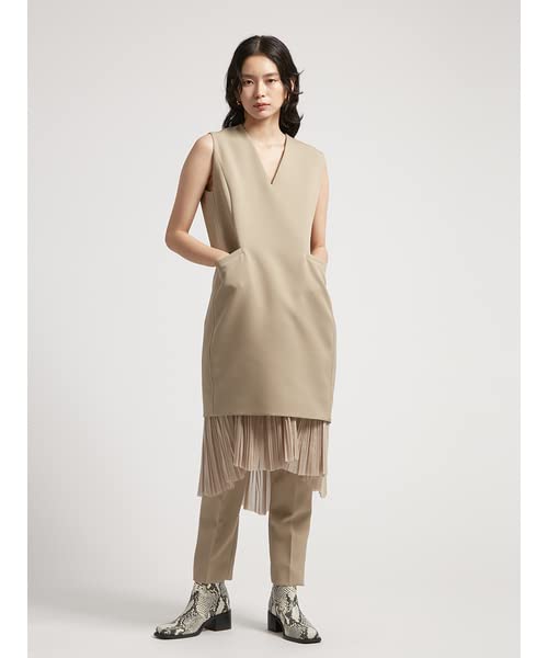 [Styling] Ruffle Docking Dress 16WFO224049 Women's BEG 1