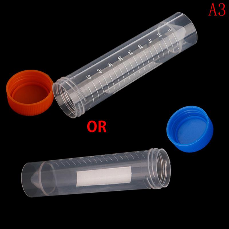 10 Stücke 50Ml Kunststoff Zentrifuge Rohr Rohr Fläschchen Labor Test Container Mit 4 Boden