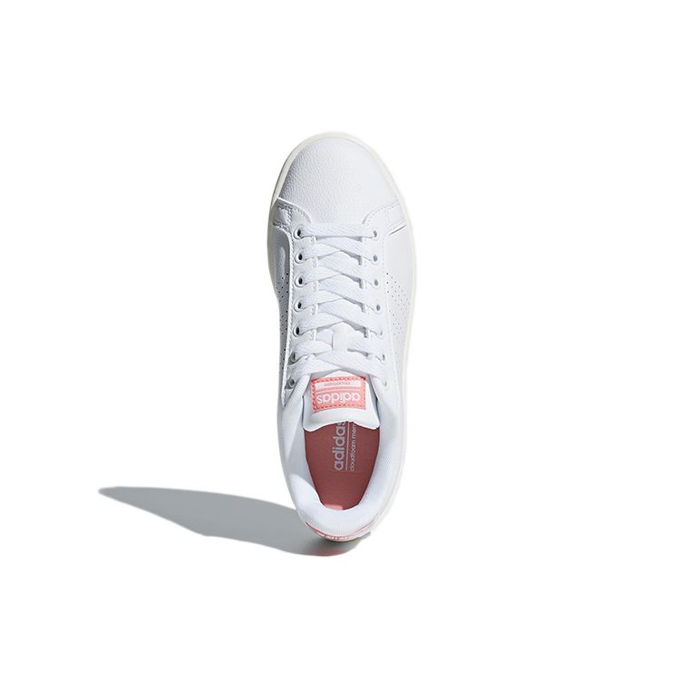 Adidas Neo Cf Advantage Cl Protiskluzové Lehké Ležérní Tenisky Dámské Tenisky Jasně Bílé AW3974