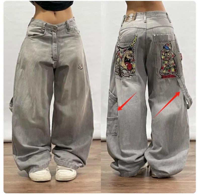 Y2K Gradient Loose Straight-Leg Unisex Jeans