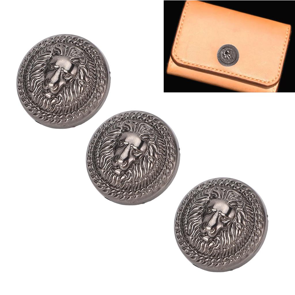 20 Sets   Rivet 24mm Diameter Vintage Decorative Zinc Alloy   Head Rivet Button with 7mm Screws