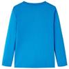 T-shirt enfants manches longues bleu cobalt 92/104/116/128/140