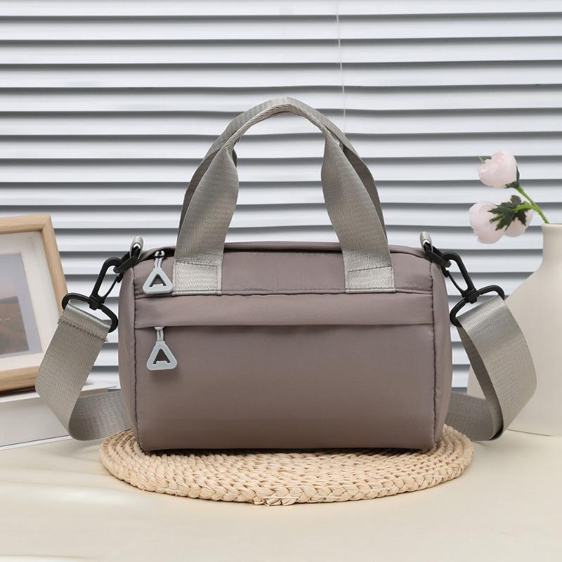 Summer new multi-purpose girls' small cloth bag shoulder crossbody portable casual female student multi-zipper cloth bag