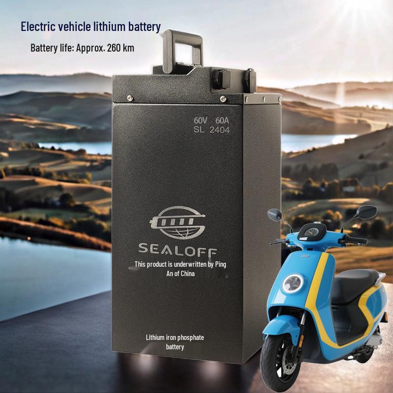 Available 72V 30Ah Lithium Iron Phosphate Battery for Electric Vehicles, KC Certified, 100km Range.