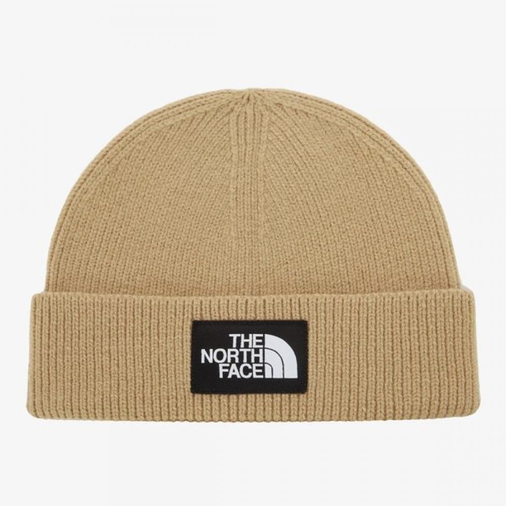 The North Face Big Logo Beanie Dark Beige Ne3br61d DARK BEIGE/ONE