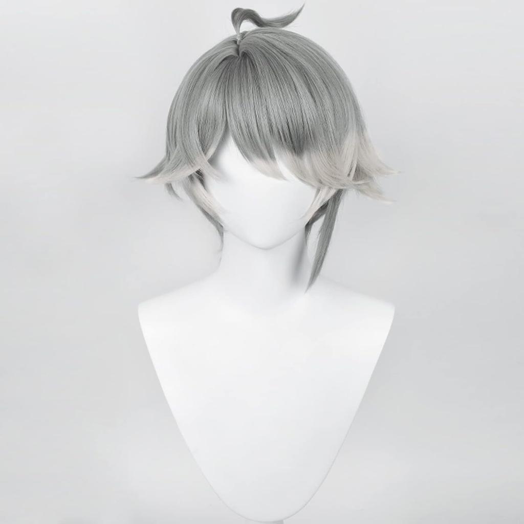 Anime Wig Genshin Impact Heitham Xumi El Heisen Cos Heiko Grey Gradient