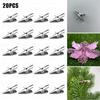 Xmas Tool Clips 20Pcs Alloy Christmas Decorative Flower Clip