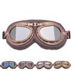 Harley Retro Motorcycle Goggles - Windproof Outdoor Riding Glasses with Helmet Compatibility
