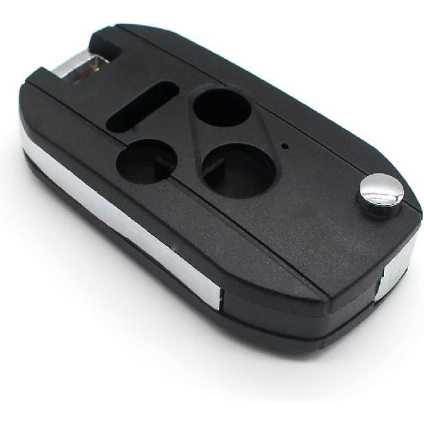 4 Buttons Flip Folding Car Remote Key Fob Cover Key Shell Case Compatible with Honda Civic Accord CRV Fit Pilot