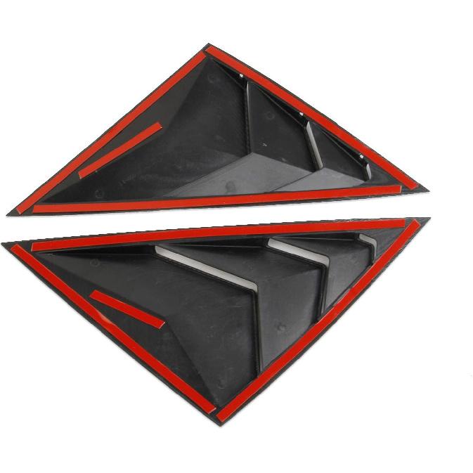 Carbon Fiber Style Side Window Louvers Air Vent Shades Cover Blinds for 2023-2025 Acura Integra