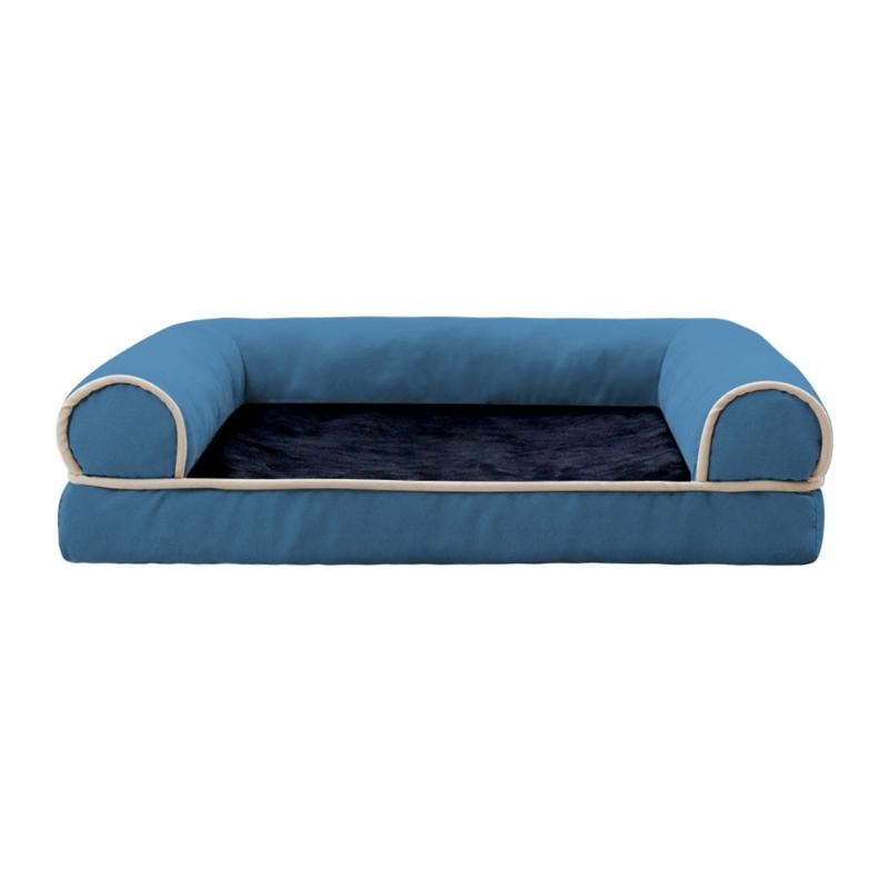 Dog Puppy Bed Rectangular Base Detachable Cushion Sofa for Small to Medium Pet Creative Pet Bed Cute Nest