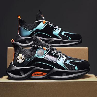 2024 Męskie oddychające buty z siateczki Casualowe buty do biegania Modne uniwersalne trampki Grube dno Komfortowe męskie buty męskie