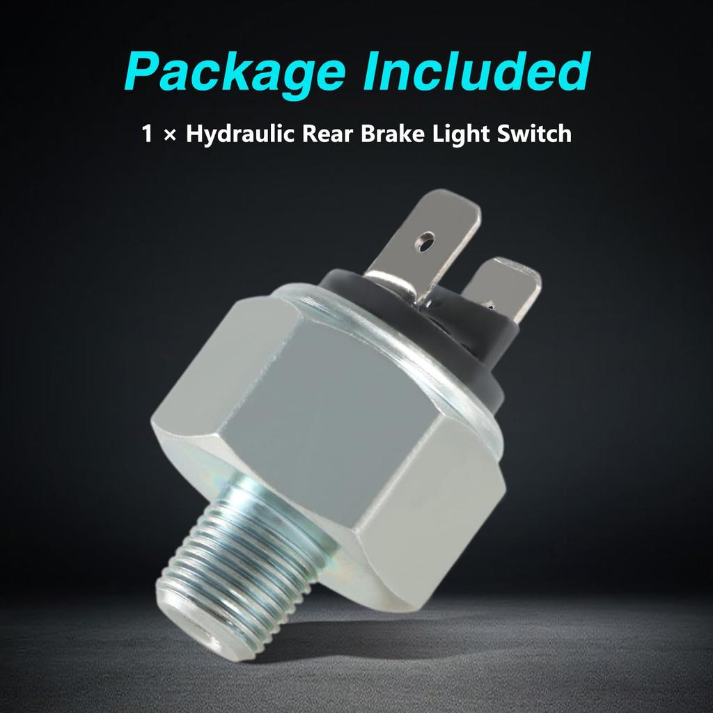 KPALAG Hydraulic Rear Brake Light Switch Softail, Heritage, Sportster, Fat Bob, Low Rider, Electra Glide Compatible #: DS-272191