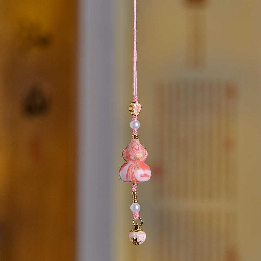 

Tassel Hanging Decoration Exquisite Rearview Mirror Pendant Chinese Decoration Elegant Car Ornament For Bag Decoration Holiday