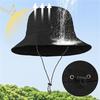 Folding Bucket Hat Waterproof UV Protection Fisherman Cap Sun Hat Hiking Fishing