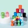 Kids' Educational Color Sorting and Cup Stacking Game for Hand-Eye Coordination