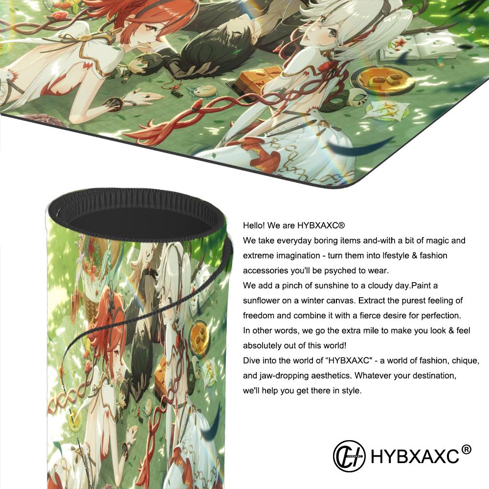 HYBXAXC Anime HD PC Wuthering Waves Camellya Large Mouse pad game player keyboard pad E-Sports study desk mat floor mat Mousepad