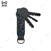 Smart Metal Key Organizer Holds 2-6 Keys Wallets Men RFID Block Aluminium Key Chain Minimalist Case Holder for Keychain Secures Ulqch44