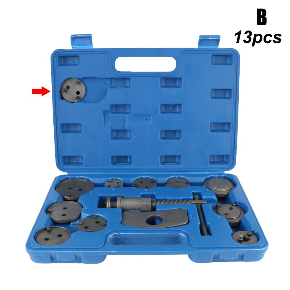 1/12/13/22PCS Car Disc Brake Pump Caliper Removal Tools 10 Piston Adapter Compressor Set Rewind Back Brake Repair Garage Tools