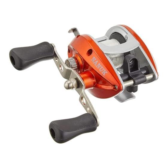 Smelt double shaft reel PLUTON orange