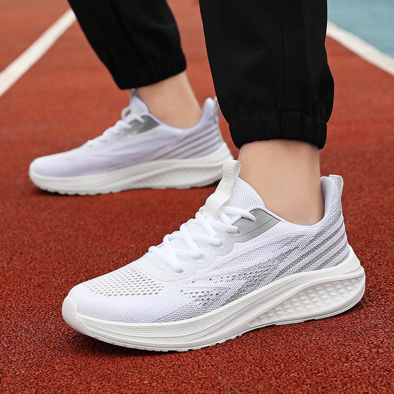 Markowe buty sportowe letnie siateczkowe oddychające antypoślizgowe lekkie codzienne buty do biegania sznurowane duża siatka buty podróżne