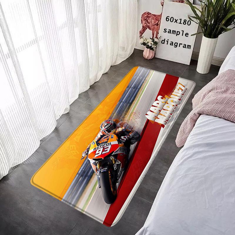 Interior Floor Mat Doormat Marc M-Marquez 93 Non-slip Foot Rug for Entryway Kitchen Carpet Bedroom Bedside Mats Home Decoration