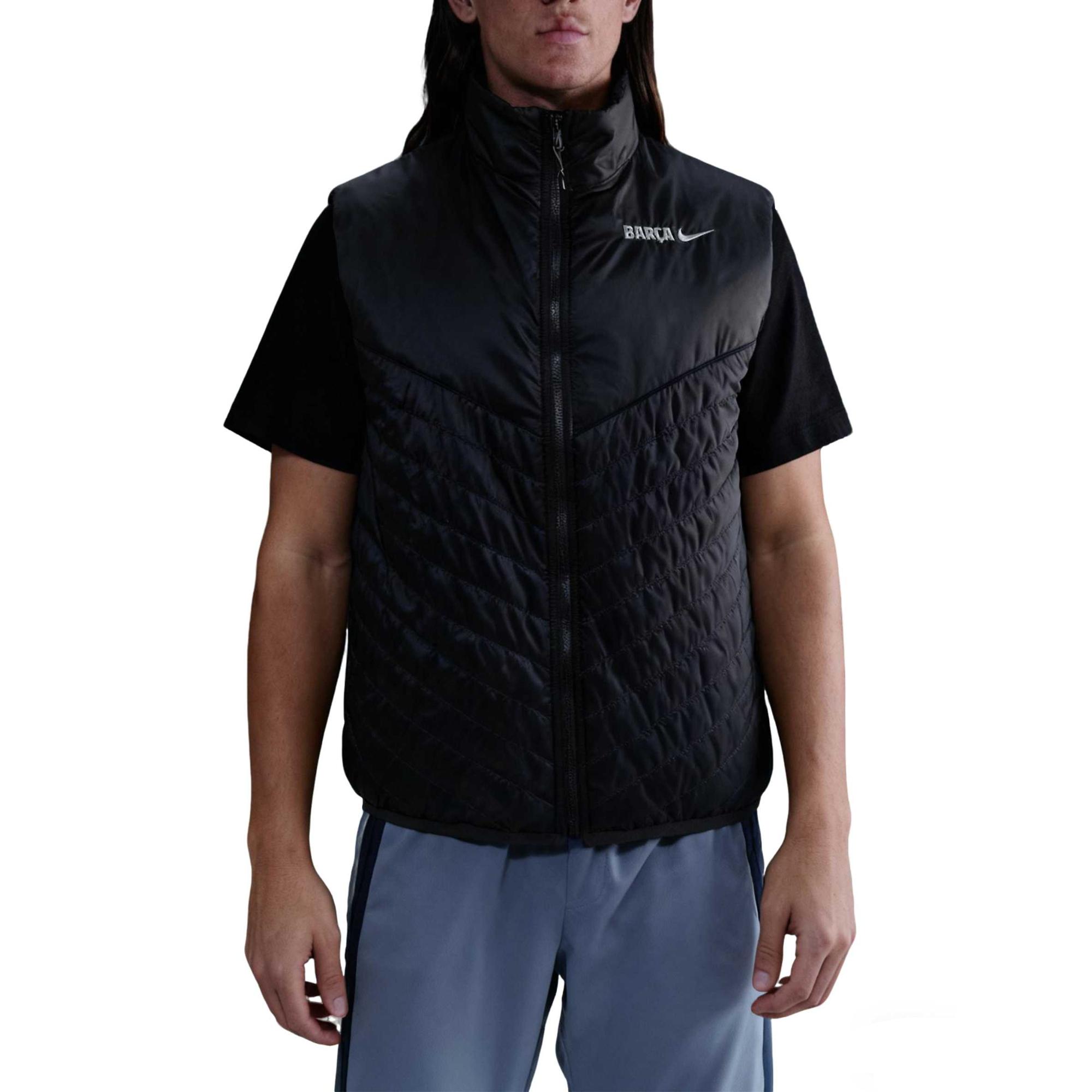 Nike FC Vests Men s Charcoal Gray/Charcoal Gray/Smoke Gray Stand Collar Other HM3175-060 XL