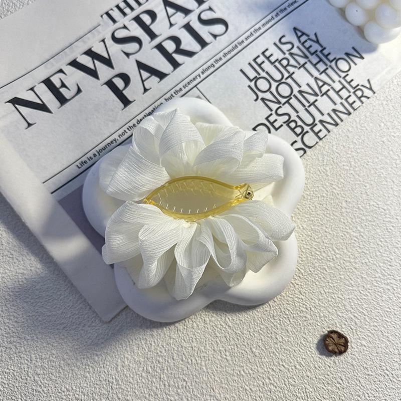 Elegancki Temperament Siateczkowy Klips do Włosów typu Bańka dla Kobiety Prostota Kok Rekin Klips Modna Dziewczyna Klips do Kucyka Pazur do Włosów