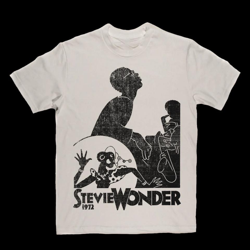 

Talking Book 1972 Stevie Wonder Shirt Short Sleeve White Unisex S-5XL CC4682 Unisex T-Shirt M