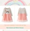 Girls' Spring Long-Sleeve Stylish Dress