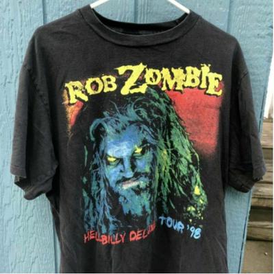 Maglietta Vintage Rob Zombie Hellbilly T0Ur 98